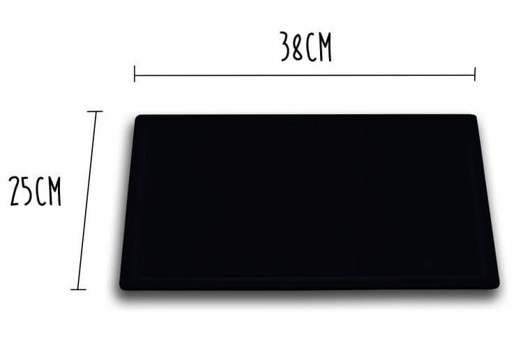 Planche à découper souple Wusthof noire 38x25cm