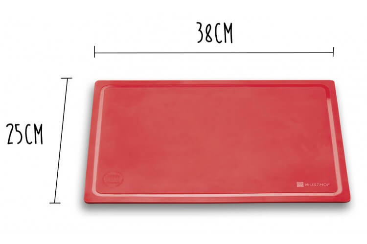 Planche à découper souple Wusthof rouge 38x25cm