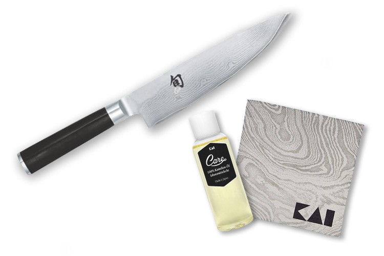 Couteau de chef Kai Shun Classic Damas 20cm + kit de soin