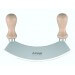 Hachoir berçoir triangle, lame 23cm manche en hêtre
