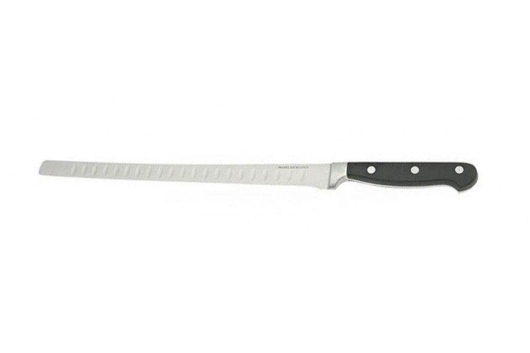Couteau &agrave; jambon professionnel Pradel Exellence lame alv&eacute;ol&eacute;e 28.5cm