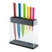 Bloc transparent 6 couteaux de cuisine Kuhn Rikon COLORI multicolores