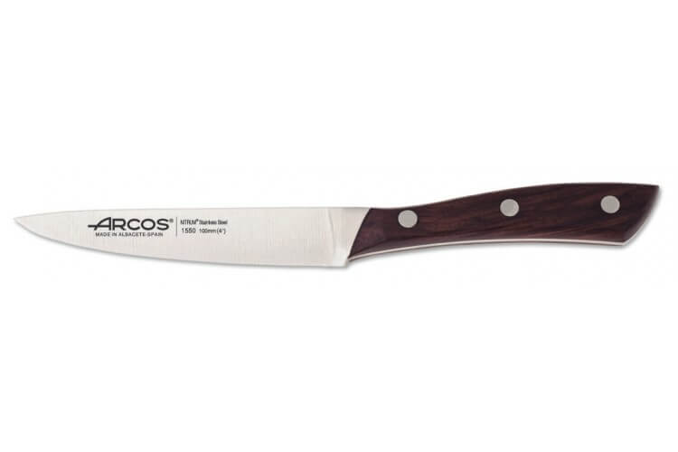Couteau d'office forgé Arcos Natura 10cm palissandre