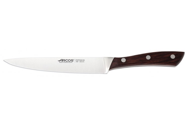 Couteau d'office forg&eacute; Arcos Natura 12.5cm palissandre