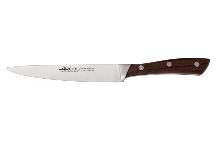 Couteau universel forg&eacute; Arcos Natura 16cm palissandre