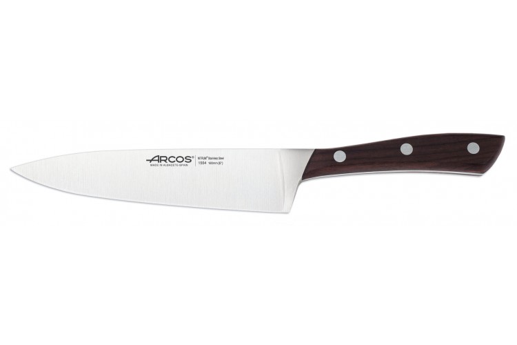Couteau de chef forg&eacute; Arcos Natura 16cm palissandre