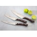 Couteau Santoku forgé Arcos Natura alvéolé 18cm palissandre