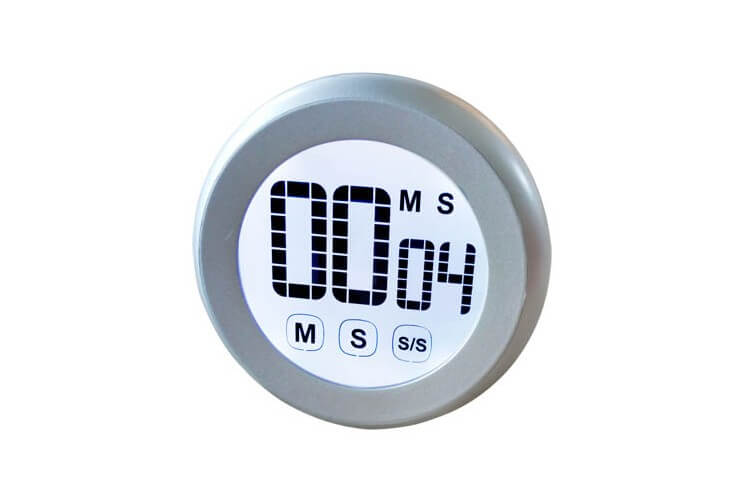 Minuteur tactile rond aimanté minute/seconde Alla France
