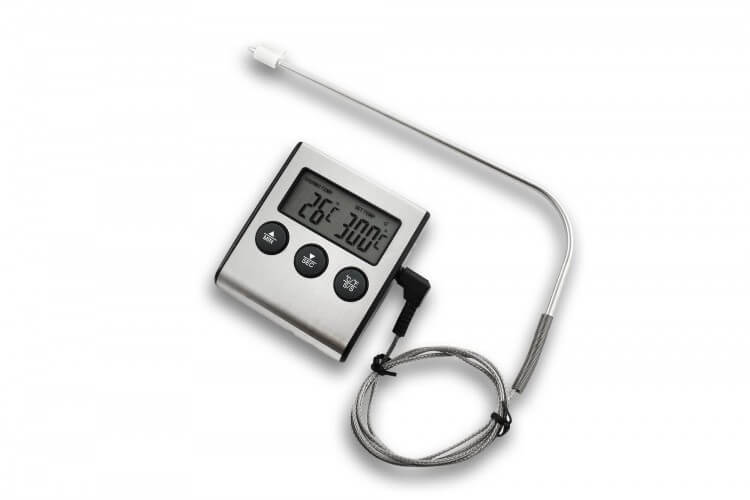 Minuteur et Thermomètre digital de four Alla France avec sonde inox