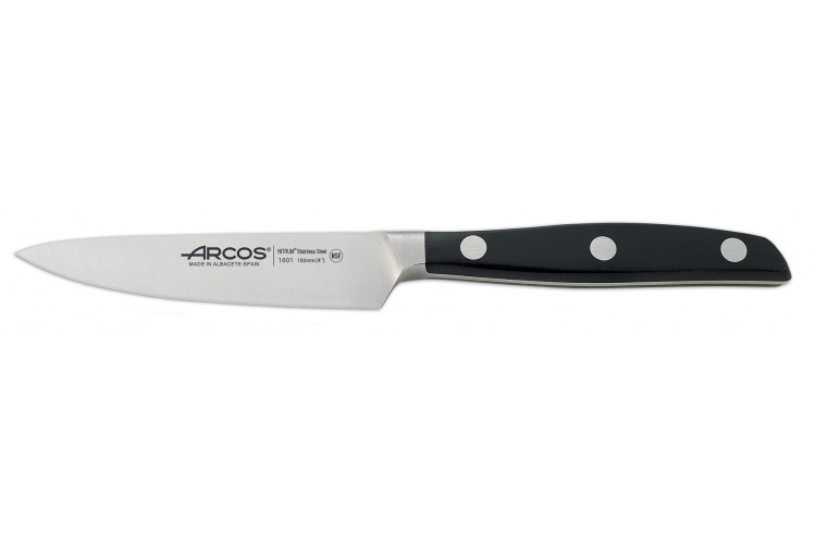 Couteau d'office forg&eacute; Arcos Manhattan 10cm tranchant extr&ecirc;me