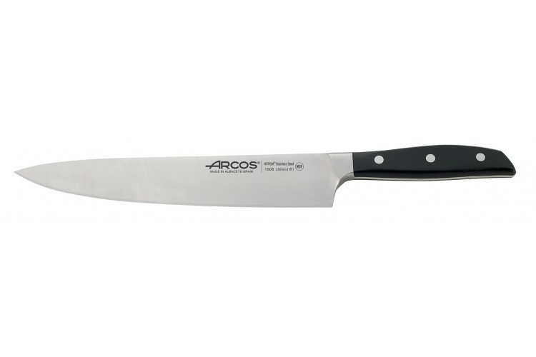 Couteau de chef forg&eacute; Arcos Manhattan 25cm tranchant extr&ecirc;me