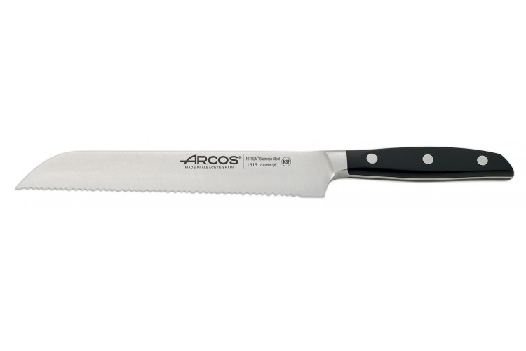 Couteau &agrave; pain forg&eacute; Arcos Manhattan 20cm tranchant extr&ecirc;me