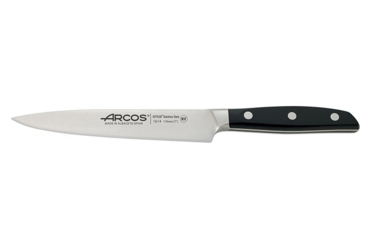 Couteau filet de sole flexible Arcos Manhattan 17cm tranchant extr&ecirc;me