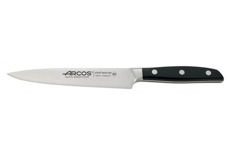 Couteau filet de sole flexible Arcos Manhattan 17cm tranchant extrême
