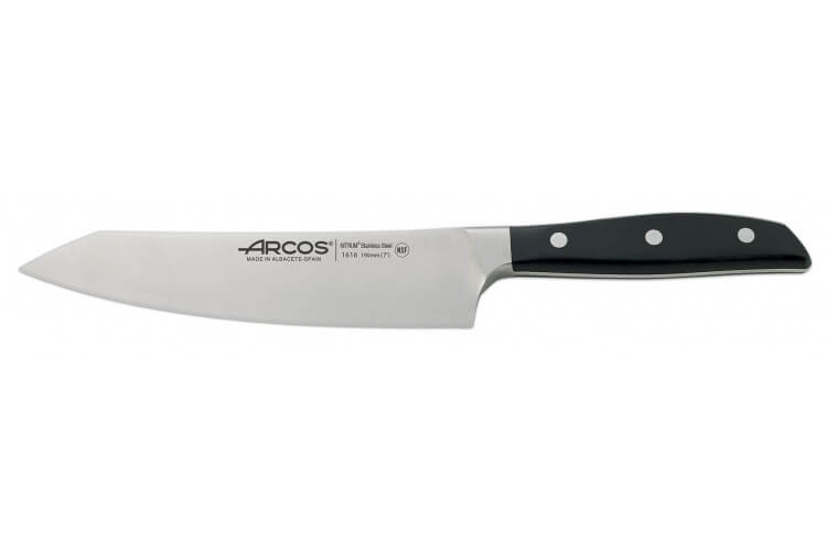 Couteau Rocking Santoku Arcos Manhattan 19cm tranchant extrême