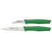 Set 2 couteaux Arcos Nova 1 bec d'oiseau 6cm + 1 office 10cm manches verts