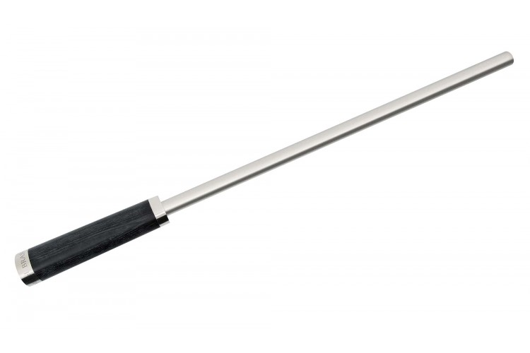 Fusil &agrave; aiguiser Kai Michel Bras m&egrave;che diamant&eacute;e ronde 29.5cm