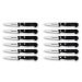 Boite de 12 couteaux d'office professionnels Bargoin 8cm manche 2 rivets