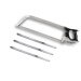 Scie de boucher SANELLI acier inox 45 cm + 3 lames de rechange
