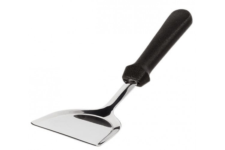 Spatule sp&eacute;cial plancha inox rigide biseaut&eacute;