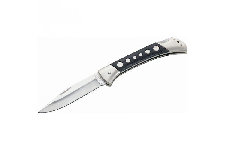 Couteau pliant Herbertz 205012 acier manche noir 12 cm
