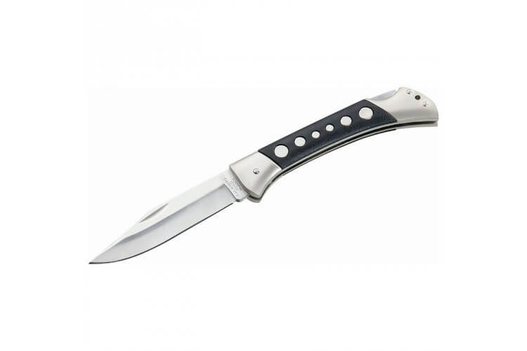 Couteau pliant Herbertz 205012 acier manche noir 12 cm