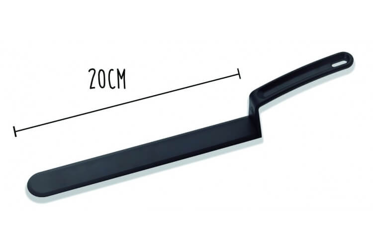 Spatule coudée professionnelle à angle droit MATFER Exoglass® 20cm
