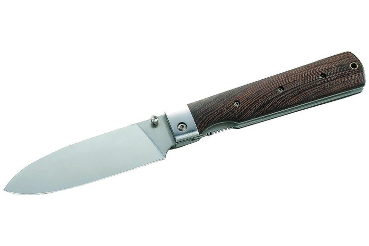 Couteau pliant Herbertz 251314 acier 440 manche 14cm bois japonais