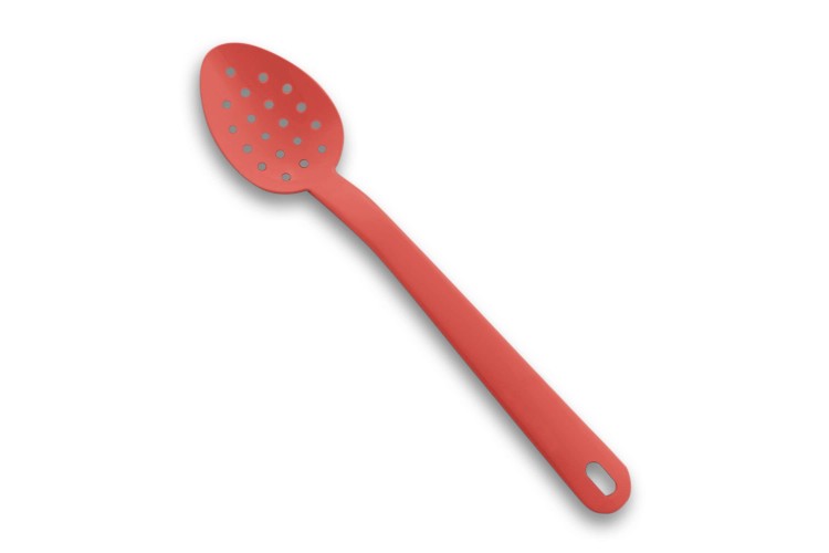 Cuill&egrave;re de service Exoglass&reg; MATFER professionnelle perfor&eacute;e rouge 34cm