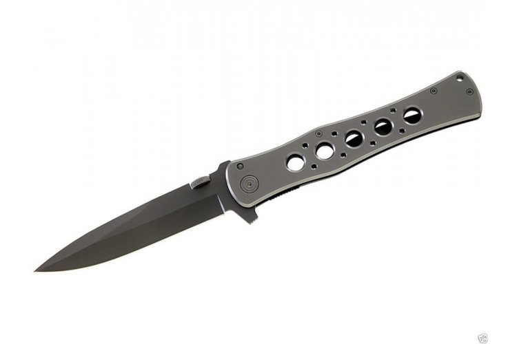 Couteau pliant Herbertz 227815 acier manche 15cm m&eacute;tal avec clip