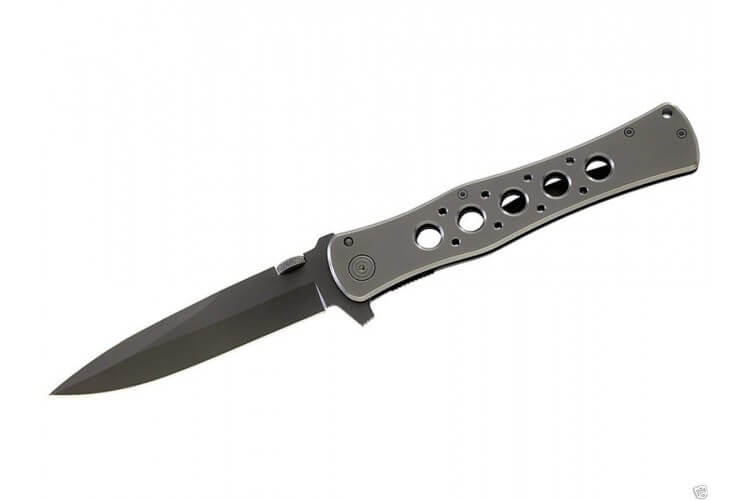 Couteau pliant Herbertz 227815 acier manche 15cm métal avec clip