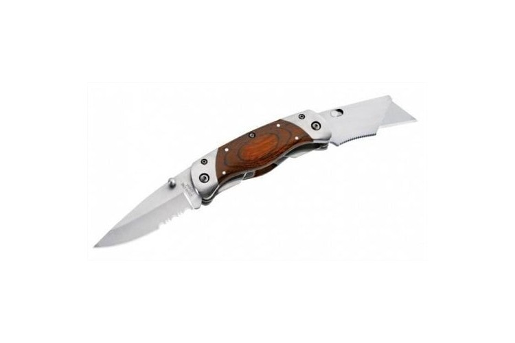 Couteau pliant Herbertz 222410 2 pi&egrave;ces acier manche 10cm pakka