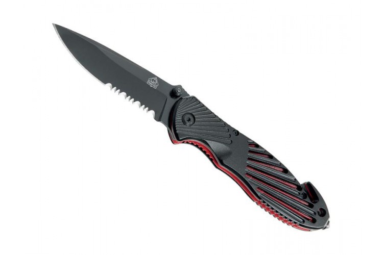 Couteau pliant Puma Tec 319911 manche 11cm alu + fonction s&eacute;curit&eacute;