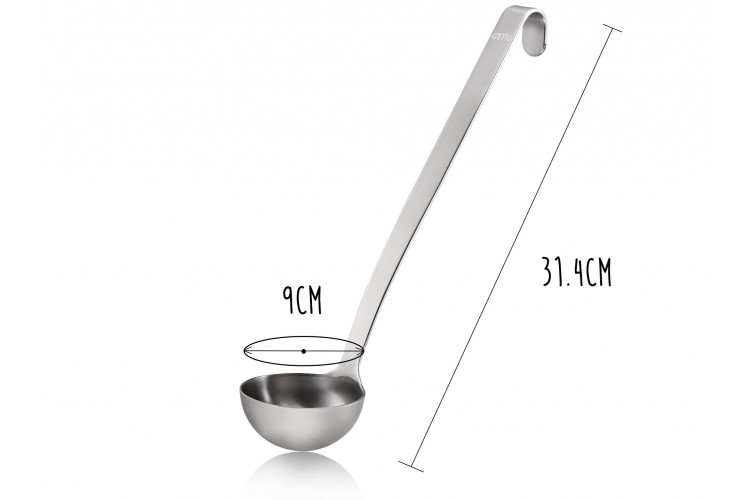 Louche Gefu Baseline 15cl acier inox - Diam&egrave;tre pochon 9cm