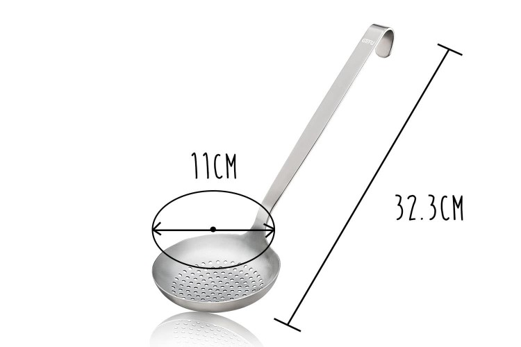 Ecumoire Gefu Baseline acier inox - Diam&egrave;tre 11cm