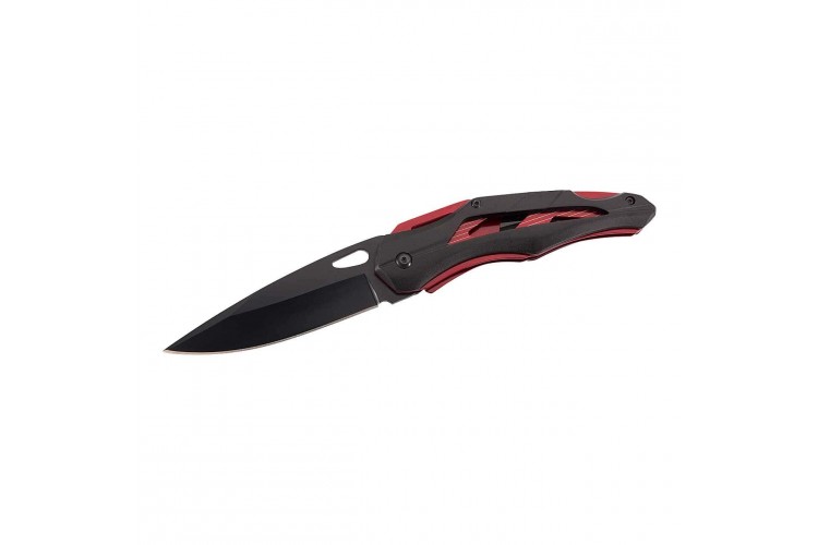 Couteau pliant Herbertz 576212 manche 12cm alu noir/rouge + clip