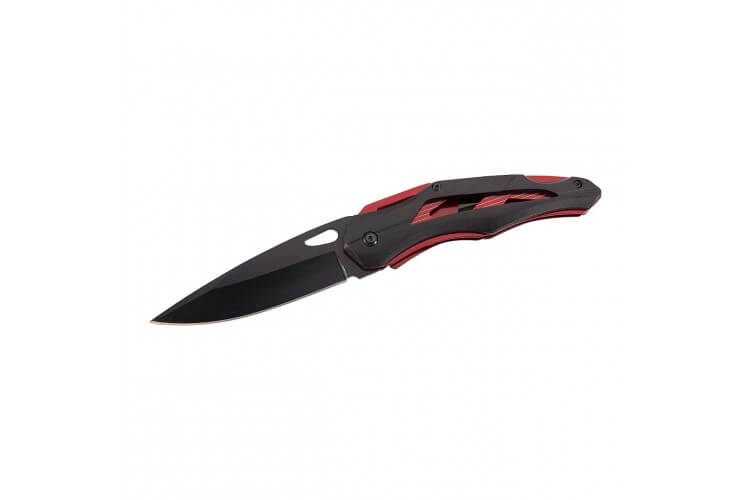 Couteau pliant Herbertz 576212 manche 12cm alu noir/rouge + clip
