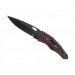 Couteau pliant Herbertz 576212 manche 12cm alu noir/rouge + clip
