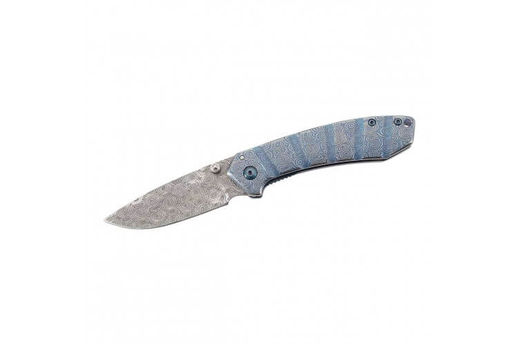 Couteau pliant Herbertz 576510 façon damas 10cm acier + clip