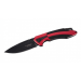 Couteau pliant Herbertz 576812 manche alu rouge/noir 12cm + clip