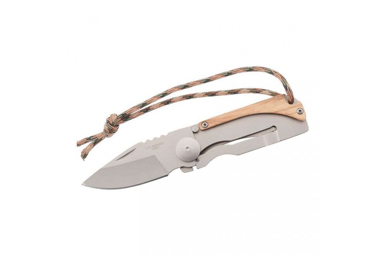 Couteau pliant Herbertz 578208 7.5cm inox/zebra + clip