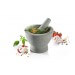 Mortier design Gefu Crunchy en granit gris double face + pilon
