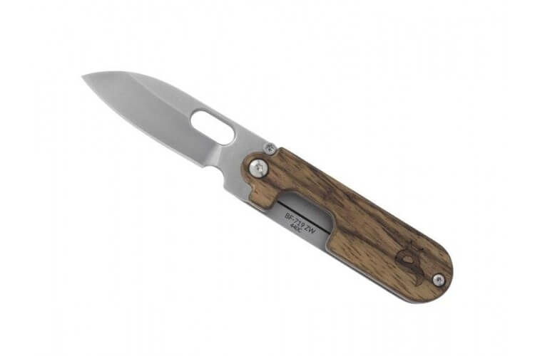 Couteau pliant Black Fox BF.719ZW BEAN GEN2 manche 7.5cm bois zébra