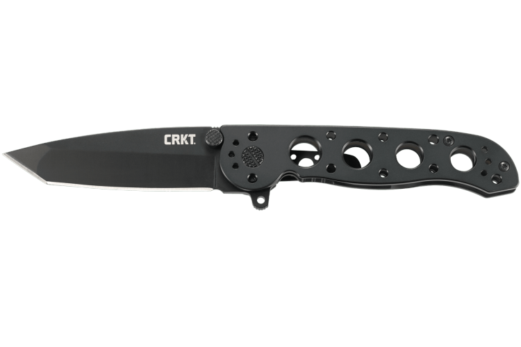 Couteau pliant CRKT M16-02KS noir manche &agrave; trous 11cm