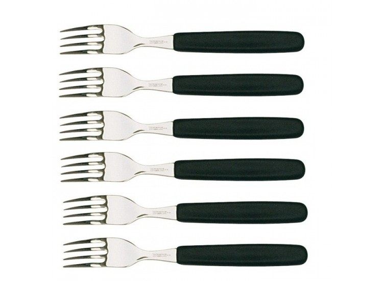 Ensemble de 6 fourchettes noires Victorinox Acier