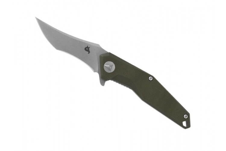 Couteau pliant Black Fox BF729SW Kravi Shai G10 vert 10cm