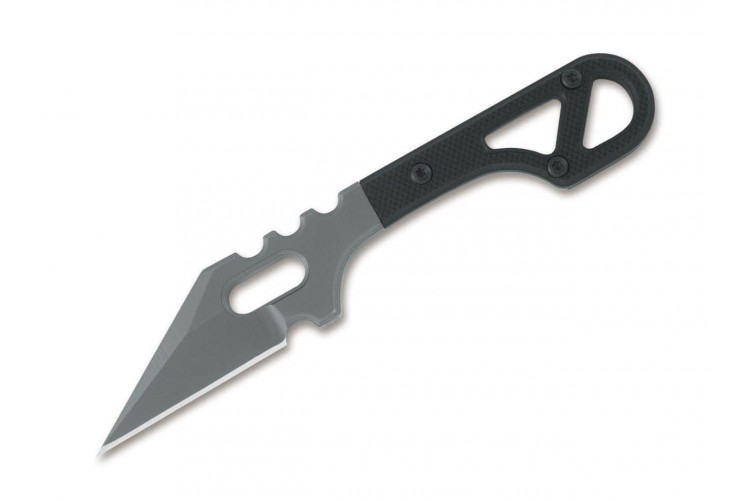 Couteau de cou Black Fox BF728 SPIKE manche 4cm G10 + &eacute;tui