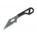 Couteau de cou Black Fox BF728 SPIKE manche 4cm G10 + étui