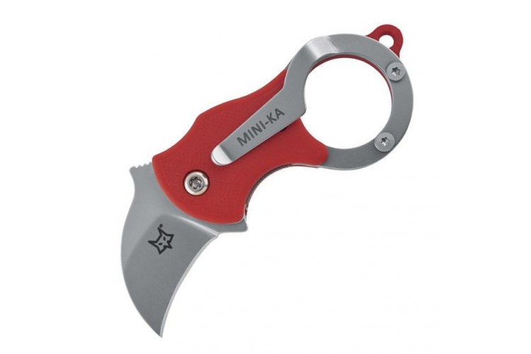 Couteau pliant FOX FX.535R mini-ka manche 6cm nylon rouge