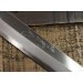 Couteau Sashimi japonais artisanal JIKKO Tokusei lame 21cm Nihon Steel manche magnolia gravé